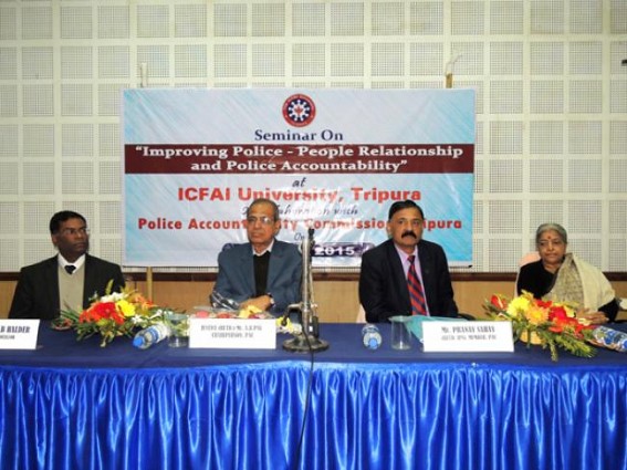  Seminar on improving police-people relationship and police accountability held at Agartala